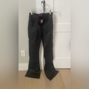 Never Worn w/ Tags Brand New Edikted Luna Faux Leather Flare Jeans